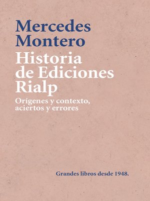 cover image of Historia de Ediciones Rialp